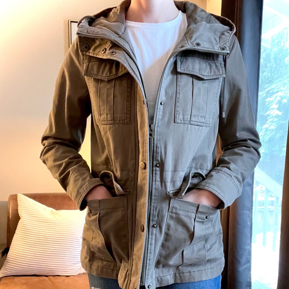 Lucky Brand Utility Jacket w/ hood